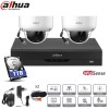 Dahua Kit 2 caméras dômes à bulle vidéosurveillance 2mpx vision nocturne 30m