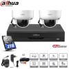 Dahua Kit 2 caméras dômes à bulle vidéosurveillance 2mpx vision nocturne 30m