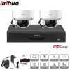 Dahua Kit 2 caméras dômes à bulle vidéosurveillance 2mpx vision nocturne 30m