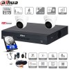 DAHUA kit 2 caméras dômes avec le son 2mpx