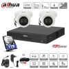 DAHUA Kit 2 caméras coaxial  5 mpx dômes infrarouge  DAHUA Kit 2 caméras coaxial  5 mpx dômes infrarouge
