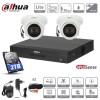 DAHUA Kit 2 caméras coaxial  5 mpx dômes infrarouge  DAHUA Kit 2 caméras coaxial  5 mpx dômes infrarouge