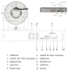 DAHUA Kit 2 caméras coaxial  5 mpx dômes infrarouge  DAHUA Kit 2 caméras coaxial  5 mpx dômes infrarouge