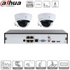 Dahua kit 2 caméras IP dômes POE - 2 Mpx évolutif à 4 caméras