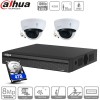 Dahua kit 2 caméras IP dômes POE - 2 Mpx évolutif à 4 caméras