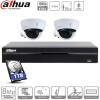 Dahua kit 2 caméras IP dômes POE - 2 Mpx évolutif à 4 caméras
