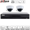 Dahua kit 2 caméras IP dômes POE - 2 Mpx évolutif à 4 caméras