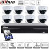 Dahua kit 8 caméras IP PoE dômes - 2 Mpx