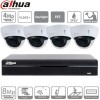 kit 4 caméras IP PoE Dahua dômes - 2 Mpx
