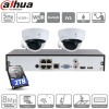Dahua kit 2 caméras IP dômes POE - 5 Mpx évolutif à 4 caméras