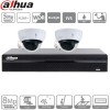 Dahua kit 2 caméras IP dômes POE - 5 Mpx évolutif à 4 caméras