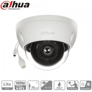 IPC-HDBW1230E - Caméra IP dôme POE 2 mégapixels IR30m DAHUA 