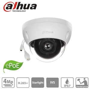  DAHUA Caméra de surveillance extérieure IP Poe 4 Mpx IPC-HDBW1431EP-S4