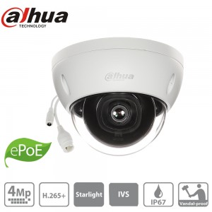  DAHUA Caméra IP Poe dôme à bulle 4 Mpx IPC-HDBW2431E-S-S2