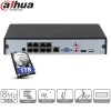 Dahua - NVR4108HS-8P-4KS2 Enregistreur 4K  NVR IP 8 Canaux PoE 