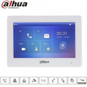 Moniteur pour visiophone 2 fils Dahua connectée VTH5422HW
