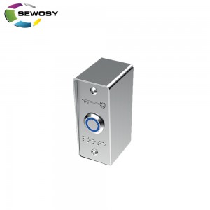 Bouton poussoir lumineux en Inox pour visiophone montage en saillie