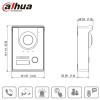Dahua - VTM05R Support de montage en saillie anti-pluie pour VTO2202F-P-S2  