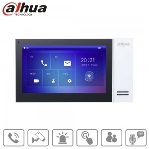 Moniteur pour visiophone IP Poe Dahua connectée VTH2421FB-P Moniteur pour visiophone IP Poe Dahua connectée VTH2421FB-P