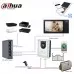 Kit visiophone IP Poe connectée Dahua noir