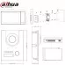 Kit visiophone IP Poe connectée Dahua noir