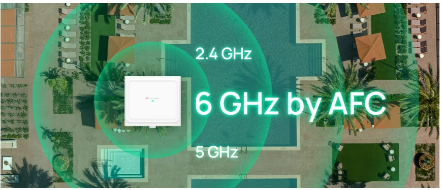 Point d'accès WiFi 7 extérieur TP-Link EAP772-Outdoor avec bande 6 GHz AFC
