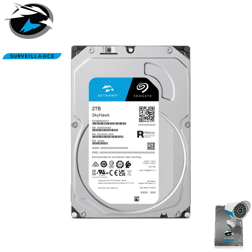 Disque dur 2To Seagate pour la videosurveillance