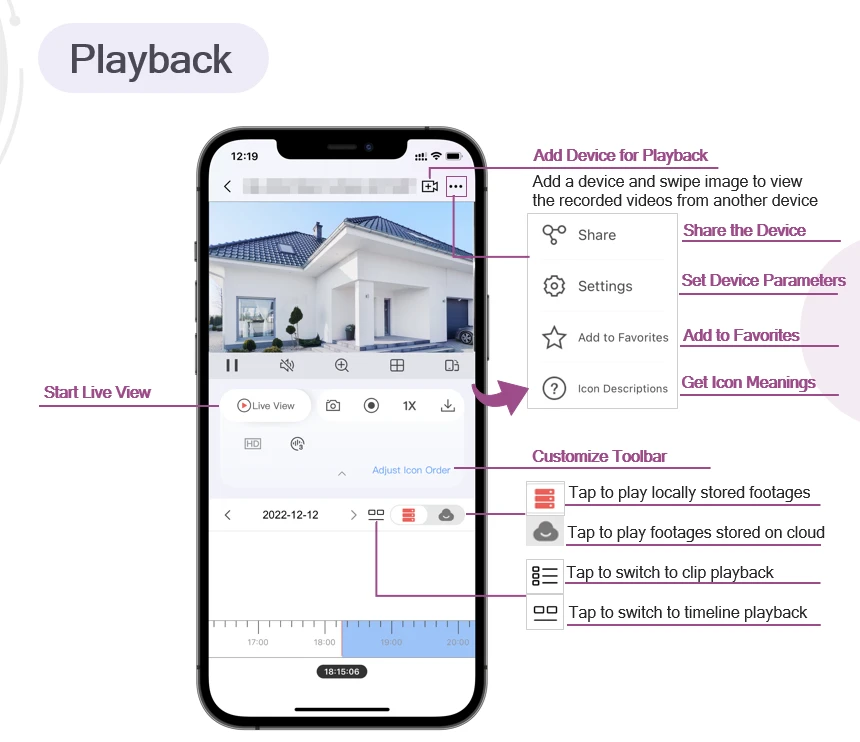 Relecture des vidéos Hik-Connect