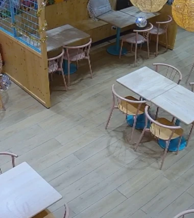 Image caméra sans zoom – vue globale