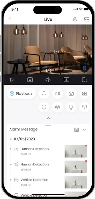 Caméra de surveillance WiFi intérieure motorisée Dahua DH-H3A 3 MP