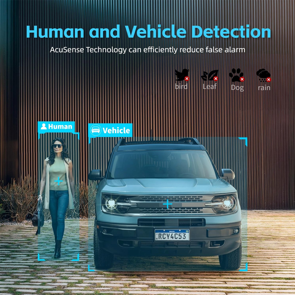 Technologie AcuSense Hikvision détection humaine et véhicule intelligence artificielle